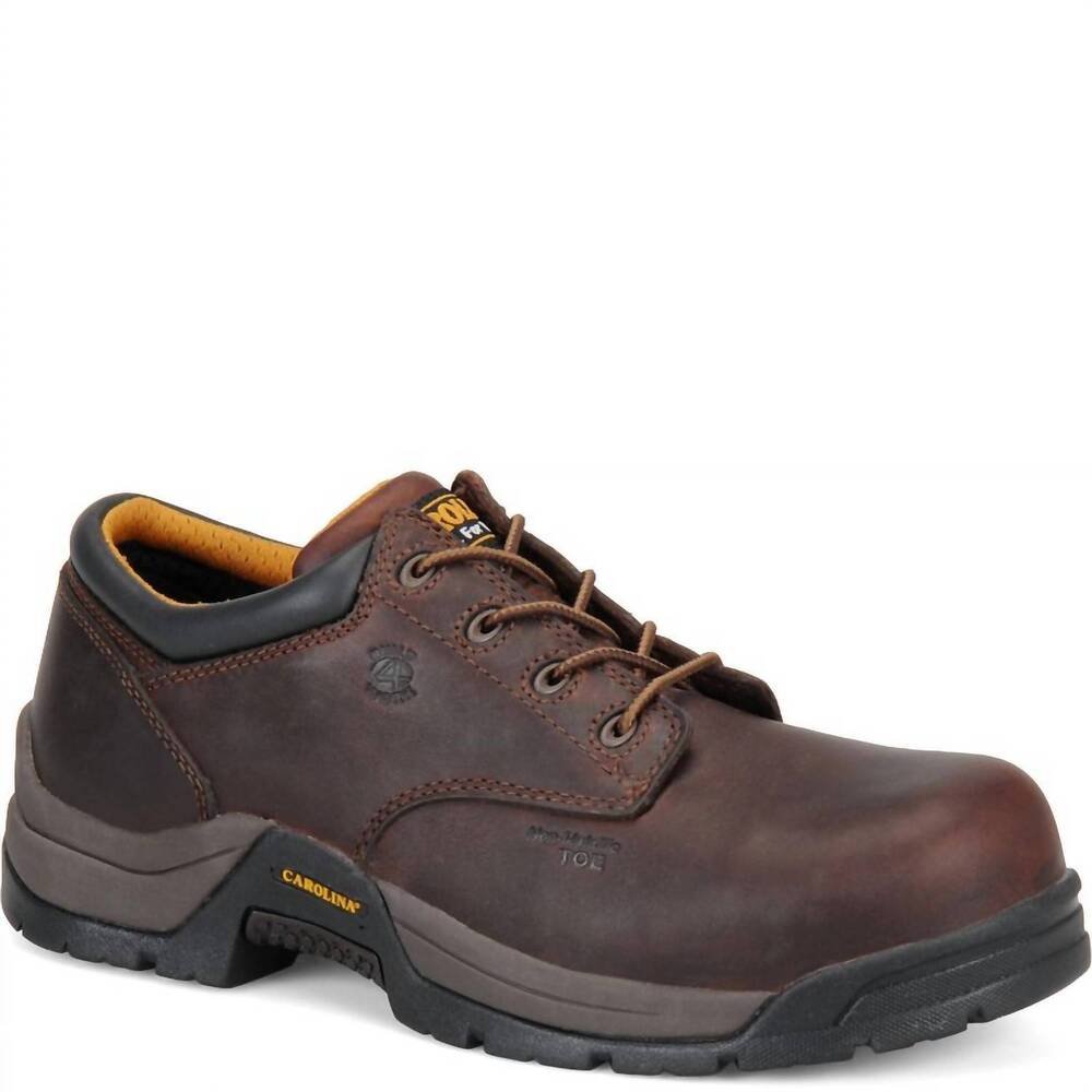 NEW CAROLINA men's braze composite toe light duty work boot in brown